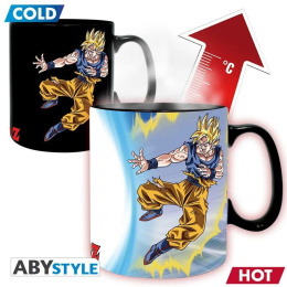Kubek Termoaktywny Dragon Ball (460 ml) Goku vs Buu - ABS
