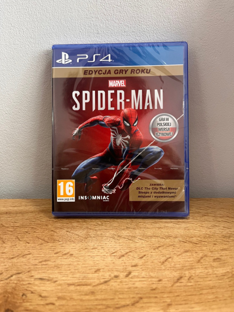 Marvel's Spider-Man Edycja Gry Roku Playstation 4 PS4 Nowa Marvel's Spider-Man Edycja Gry Roku Playstation 4 PS4 Nowa