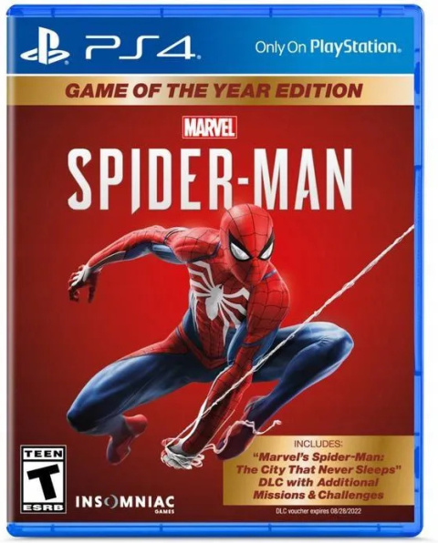 Marvel's Spider-Man Edycja Gry Roku Playstation 4 PS4 Nowa Marvel's Spider-Man Edycja Gry Roku Playstation 4 PS4 Nowa