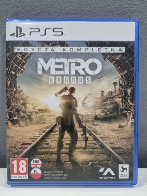 Metro: Exodus Edycja Kompletna Playstation 5 PS5 Używana Metro: Exodus Edycja Kompletna Playstation 5 PS5 Używana