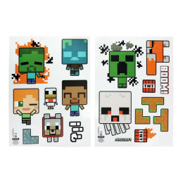 Minecraft Naklejki Dekoracyjne Ścienne
