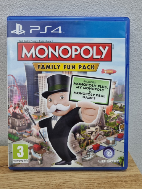 Monopoly Family Fun Pack Playstation 4 PS4 Używana Monopoly Family Fun Pack Playstation 4 PS4 Używana