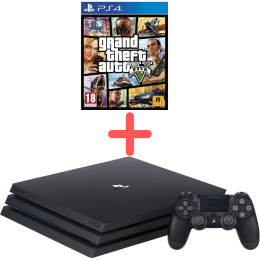 Playstation 4 PS4 Pro 1TB + Dualshock 4 + GTA V | Używana