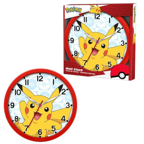 Zegar ścienny Pokemon Pikachu Zegar ścienny Pokemon Pikachu