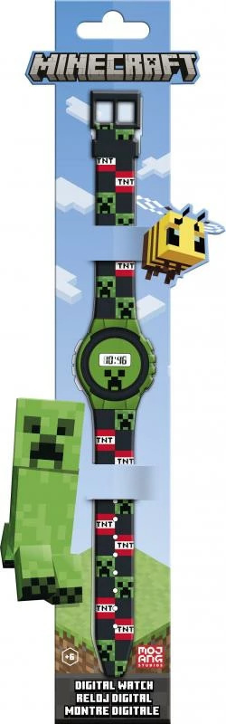 Zegarek elektroniczny Minecraft Creeper