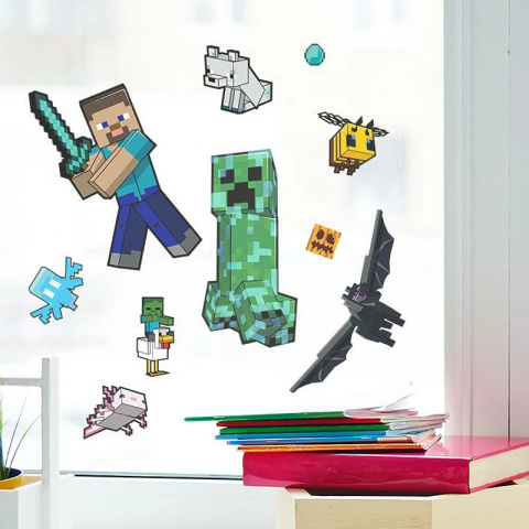 Zestaw Naklejek Minecraft (okienne) Zestaw Naklejek Minecraft (okienne)