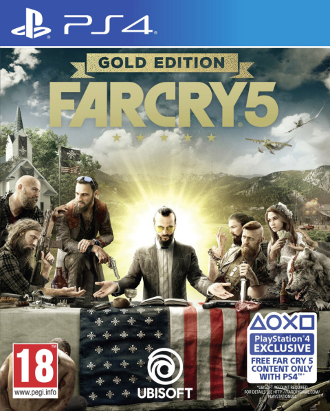 Far Cry 5 Gold Edition Playstation 4 PS4 Używana Far Cry 5 Gold Edition Playstation 4 PS4 Używana