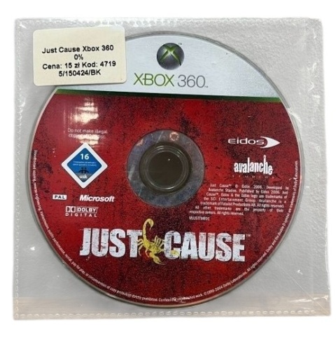 Just Cause Xbox 360 Używana Just Cause Xbox 360 Używana
