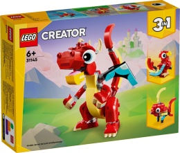 LEGO CREATOR Czerwony smok 31145