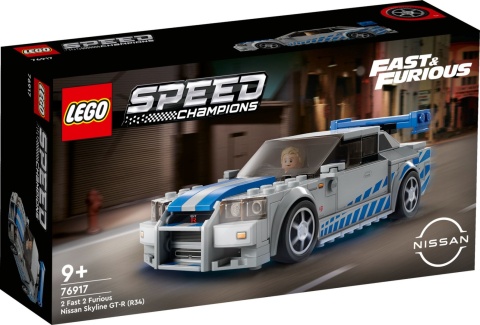 LEGO Speed Champions Nissan Skyline GT-R (R34) z filmu „Za szybcy, za wściekli” 76917 LEGO Speed Champions Nissan Skyline GT-R (R34) z filmu „Za szybcy, za wściekli” 76917
