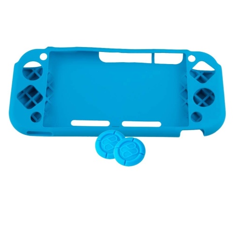 Nintendo Switch Lite Etui Full Body Silicone + XL Grips Niebieskie Nintendo Switch Lite Etui Full Body Silicone + XL Grips Niebieskie