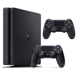 Playstation 4 Slim PS4 500 GB + 2x Oryginalny Pad Dualshock | Używana