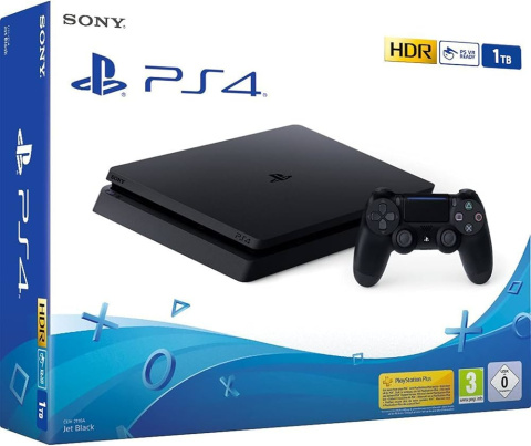 Playstation 4 Slim PS4 1 TB + Oryginalny Pad Dualshock PS4 | Używana Playstation 4 Slim PS4 1 TB + Oryginalny Pad Dualshock PS4 | Używana