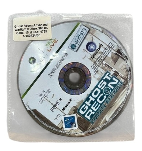 Tom Clancy's Ghost Recon: Advanced Warfighter Xbox 360 Używana Tom Clancy's Ghost Recon: Advanced Warfighter Xbox 360 Używana