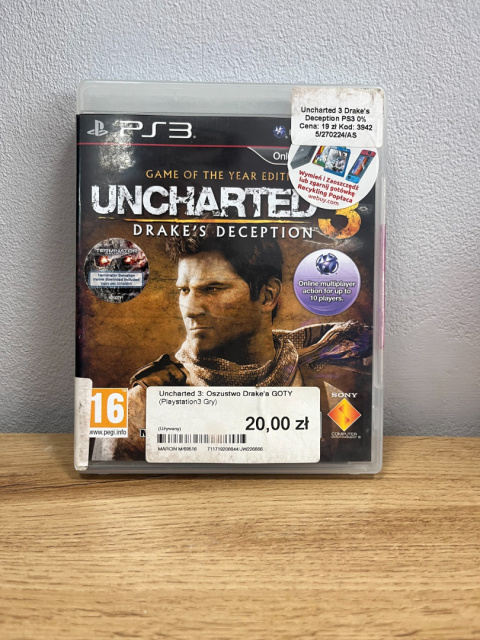 Uncharted 3: Oszustwo Drake'a Playstation 3 PS3 Używane Uncharted 3: Oszustwo Drake'a Playstation 3 PS3 Używane