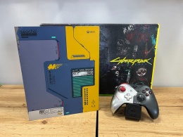 Konsola Microsoft Xbox One X z padem Cyberpunk 2077 Edition Używany