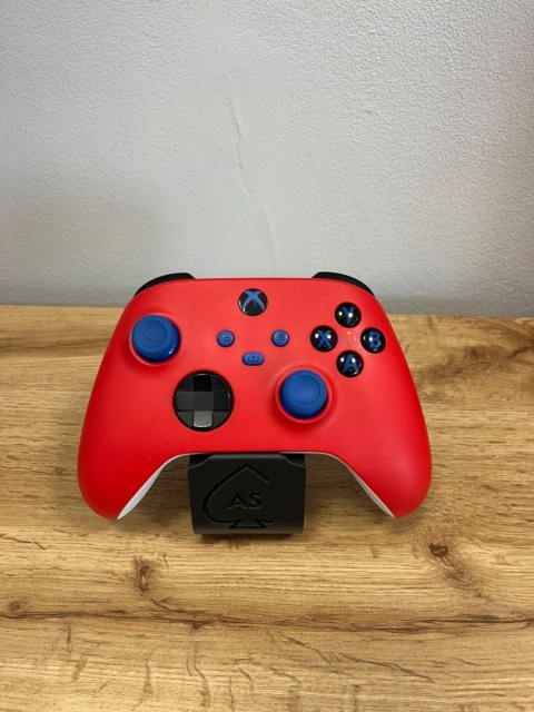 Kontroler Pad Xbox Series Czerwono Niebieski Bezprzewodowy Używany