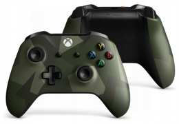 Oryginalny Pad Kontroler Microsoft Xbox One Armed Forces + akumulator | Używany