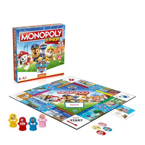 Gra Planszowa Monopoly Junior Psi Patrol Paw Patrol Gra Planszowa Monopoly Junior Psi Patrol Paw Patrol