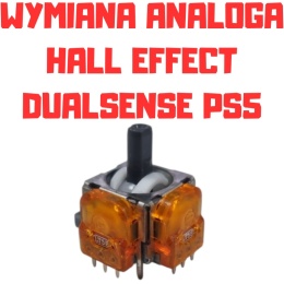 Wymiana Analoga na Magnetyczny Halla w Padzie DualSense PlayStation 5 PS5 Hall Effect