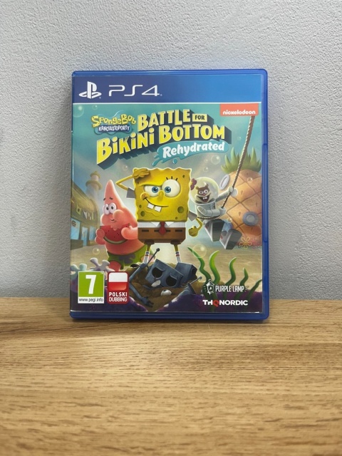 Gra SpongeBob SquarePants: Battle for Bikini Bottom Rehydrated Playstation 4 PS4 Używana Gra SpongeBob SquarePants: Battle for Bikini Bottom Rehydrated Playstation 4 PS4 Używana