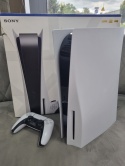 Playstation 5 FAT z napędem + Oryginalny Pad DualSense PS5 Używane