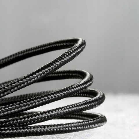 Baseus kabel Cafule USB - Lightning 1,0 m 2,4A szaro-czarny dwustronne USB