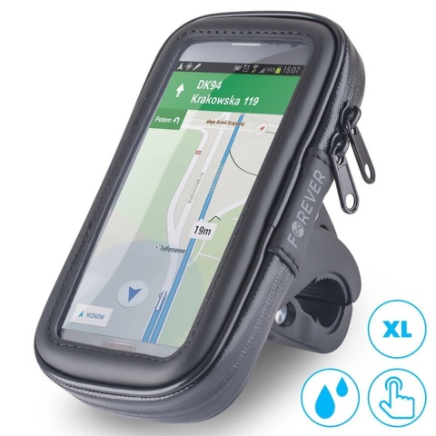 Forever uchwyt rowerowy BH-100 czarny wodoodporny XL