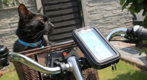 Forever uchwyt rowerowy BH-100 czarny wodoodporny XL