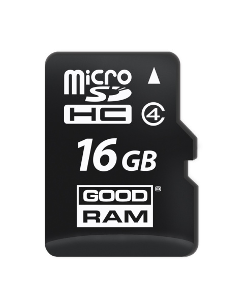 GOODRAM karta pamięci microSD 16GB 100MB/s class 10 UHS I z adapterem SD