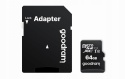 GOODRAM karta pamięci microSD 64GB 100MB/s class 10 UHS I z adapterem SD