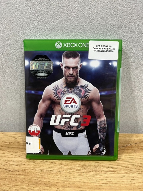 Gra EA Sports UFC 3 Xbox One XONE Używana Gra EA Sports UFC 3 Xbox One XONE Używana