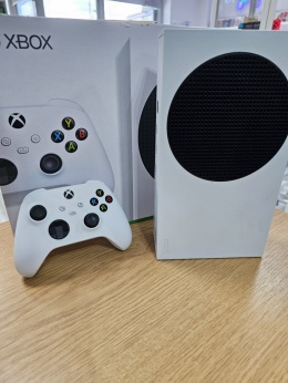 Konsola Microsoft Xbox Series S 512 GB Biała + Oryginalny Pad Xbox Series Biały Używana
