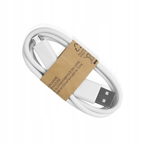 Maxlife kabel USB - microUSB 1,0 m 3A biały